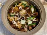 Bouillon aux boulettes de viande et légumes d'hiver de Cyril Lignac dans tous en cuisine (dashi)