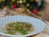 Carpaccio de poisson blanc au piment d’espelette de Cyril Lignac dans tous en cuisine