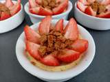 Cheesecake minute aux fraises de Michalak (companion ou pas)