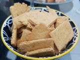 Crackers à la farine de pois chiches (végétalien sans gluten)
