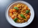 Curry pois chiches carottes et courgettes