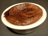 Fondant au chocolat sans beurre