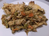 Gratin de pâtes et brocolis au surimi