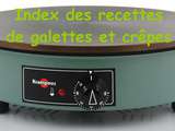 Index crepes et galettes (vive la Bretagne)