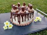 Layer cake vanille chocolat (companion ou pas)
