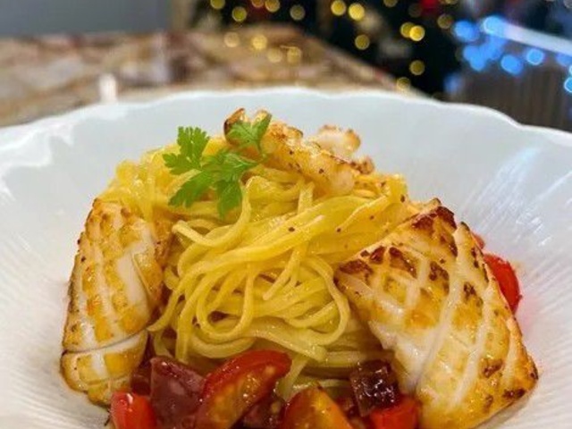 Linguines à la saucisse Italienne épicée et aux légumes grillés