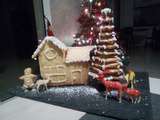 Maison de Noël en pâte sablée