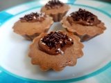 Muffins au coeur coulant nutella maison