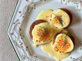 Œufs Bénédicte sauce hollandaise et pancakes au sarrasin de Cyril Lignac dans tous en cuisine