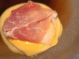 Pancakes salés jambon cru fromage