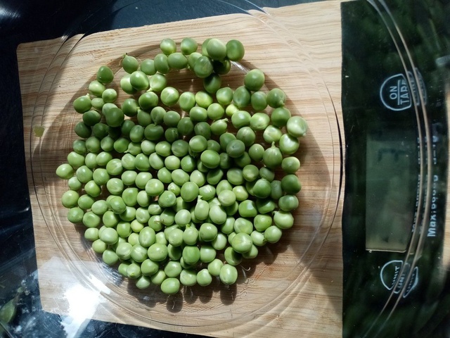 Petits pois frais écossés 400g