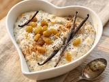 Porridge vanille raisins secs