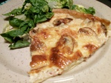 Quiche lorraine aux champignons