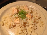 Risotto au saumon au cookéo