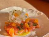 Saumon gravlax et sa vinaigrette aux herbes de Cyril Lignac dans tous en cuisine