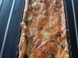 Tarte oignons champignons