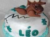 Gâteau Scrat des 4 ans de Léo