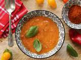 Soupe Tomates au Basilic et au Céleri