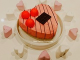 Cœur de cheesecake à la fraise tagada pour la Saint Valentin