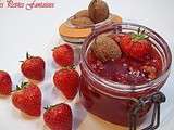Confiture fraises-noix + Tag de Béné70