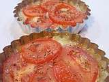 Petites tartelettes à la tomate