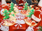 Petits villages de Noël en biscuits