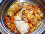 Cuisses de poulet au wok et aux petits légumes