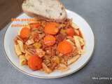 Bouillon de choux, poireaux et carottes