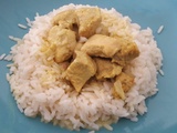 Poulet au curry au lait de coco rapide