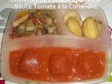 Boulettes de Poisson Epicées & Sauce Tomate à la Coriandre