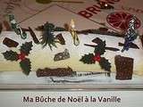 Bûche de Noël à la Vanille