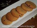 Cookies Day #5 - Cookies Chicorée Amandes Pépites de Chocolat Noir