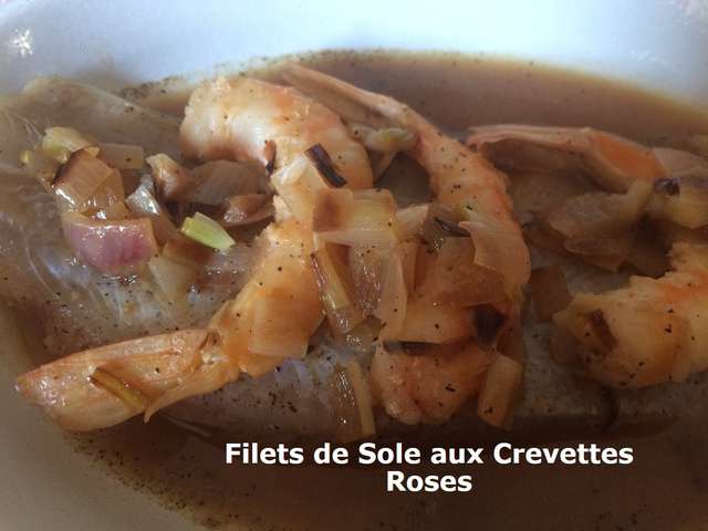 Recettes de Sole aux crevettes