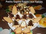 Petits Sapins Sablés aux Epices