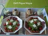 Pique Nique : Smoothie Concombre Menthe Salade Composée Verrines Gourmandes