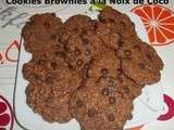Tour en Cuisine #326 - Cookies Brownies à la Noix de Coco