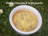 Tour en Cuisine #411 - Petits Clafoutis à la Rhubarbe