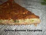 Tour en Cuisine #415 - Quiche Saumon Courgettes