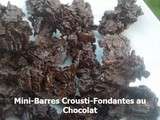 Tour en Cuisine #419 - Mini-Barres Crousti-Fondantes au Chocolat