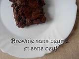 Brownie sans beurre et sans oeuf
