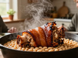 Jarret de porc aux haricots blancs : la cuisson lente et savoureuse