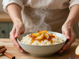 Riz au lait aux pommes : les secrets pour une texture onctueuse