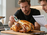 Temps cuisson poulet entier : le calcul fiable par poids et température
