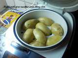 Pommes de terre garnies de purée au veau