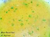Bouillon au tapioca julienne ou soupe vite faite