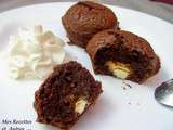 Muffins au Chocolat Cœur de Chocolat Blanc