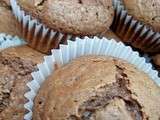 Muffins au chocolat et lait fermente (ribot, babeurre...)