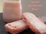 Yaourts aux biscuits roses