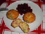 Muffins au jambon et chou romanesco
