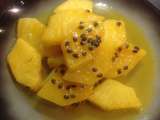 Ananas rôtis aux fruits de la passion